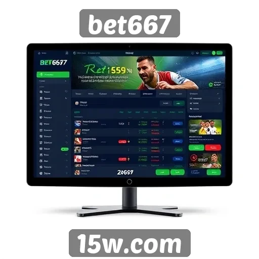 Interface e experiência do usuário no site bet667